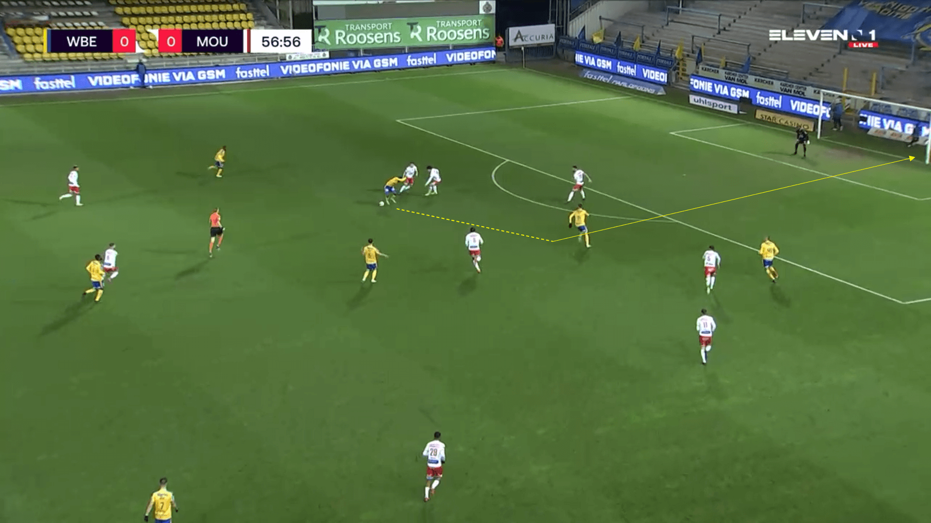 Belgian Pro League 2020/21 - Waasland Beveren v Royal Mouscron - tactical analysis tactics