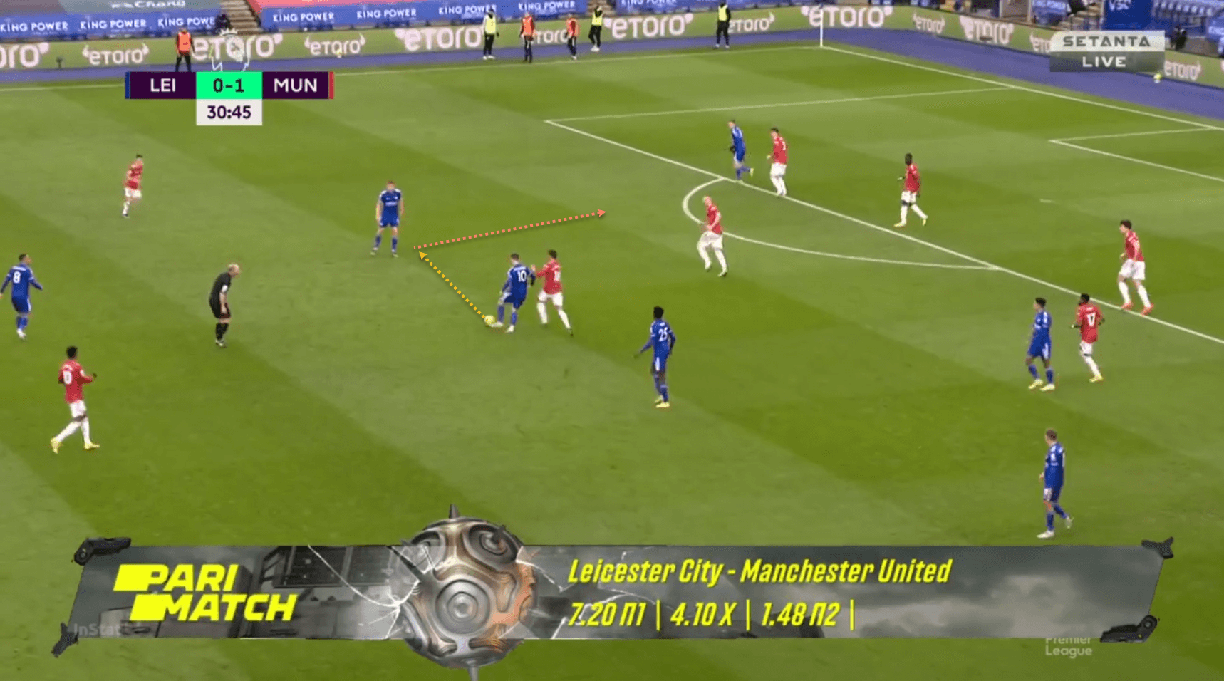 Leicester City Premier League tactical analysis tactics Brendan Rodgers