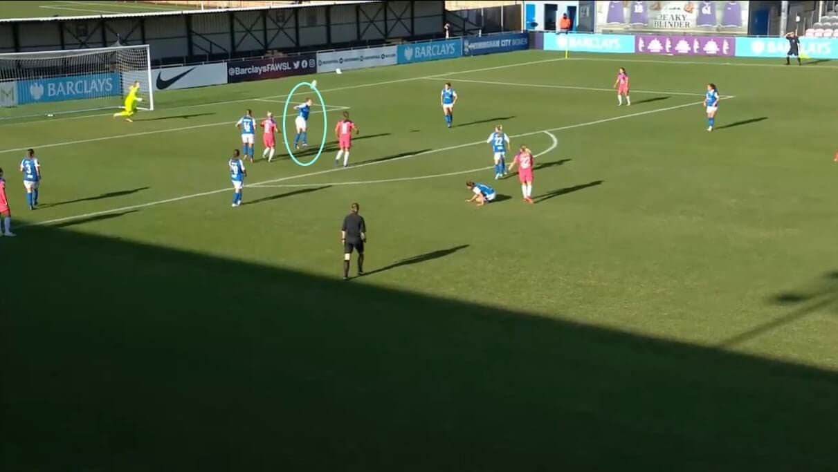 Carla Ward at Birmingham City Women 2020/2021 - tactical analysis tactics