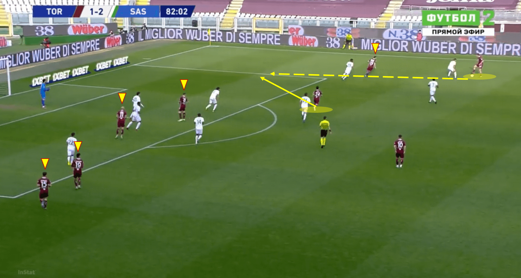 Torino tweaks: Four key tactical switches that saw them shock Sassuolo tactical analysis tactics