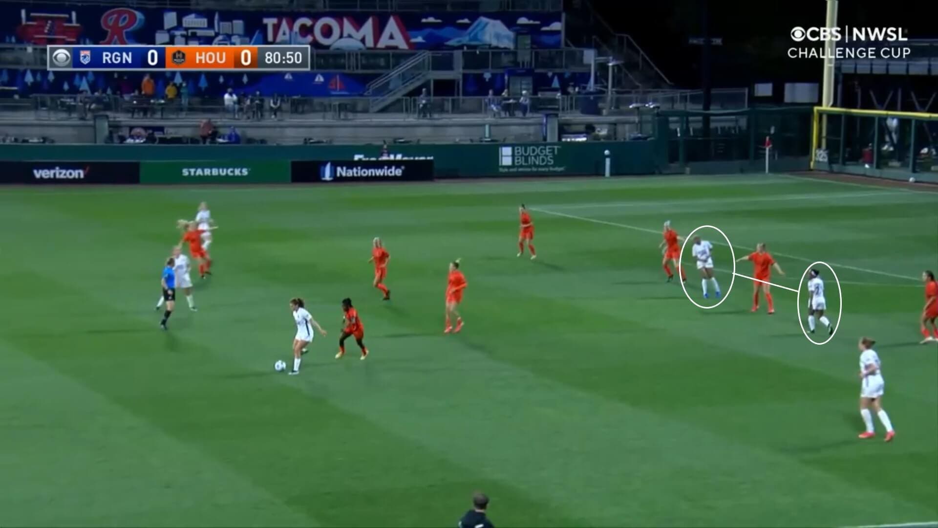 NWSL Challenge Cup 2021: OL Reign v Houston Dash - tactical analysis tactics