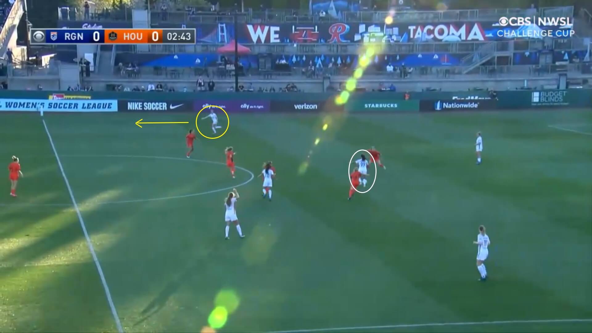 NWSL Challenge Cup 2021: OL Reign v Houston Dash - tactical analysis tactics