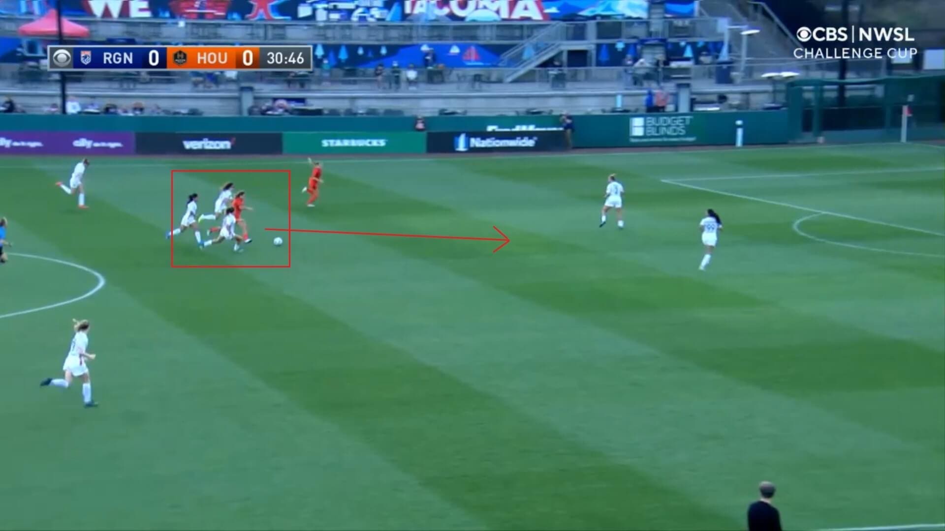 NWSL Challenge Cup 2021: OL Reign v Houston Dash - tactical analysis tactics