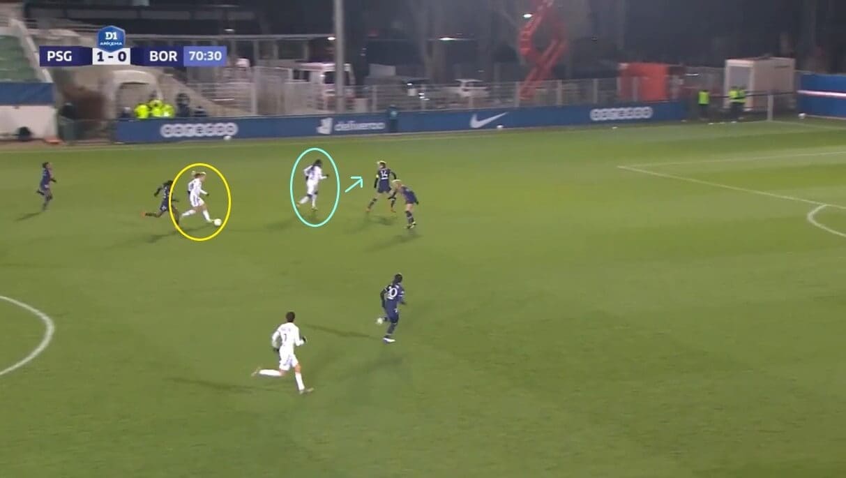 Khadija Shaw at Bordeaux 2020/2021 - scout report - tactical analysis tactics