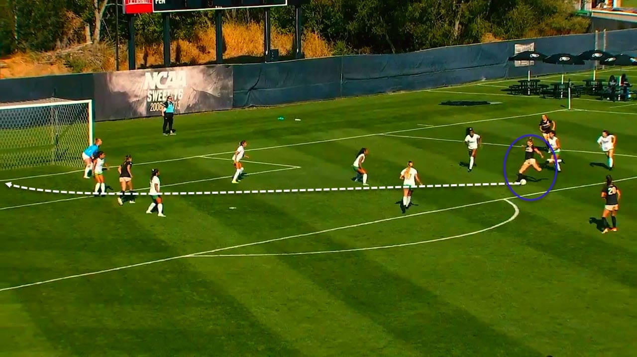 Taylor Kornieck at Orlando Pride 2021 - scout report tactical analysis tactics