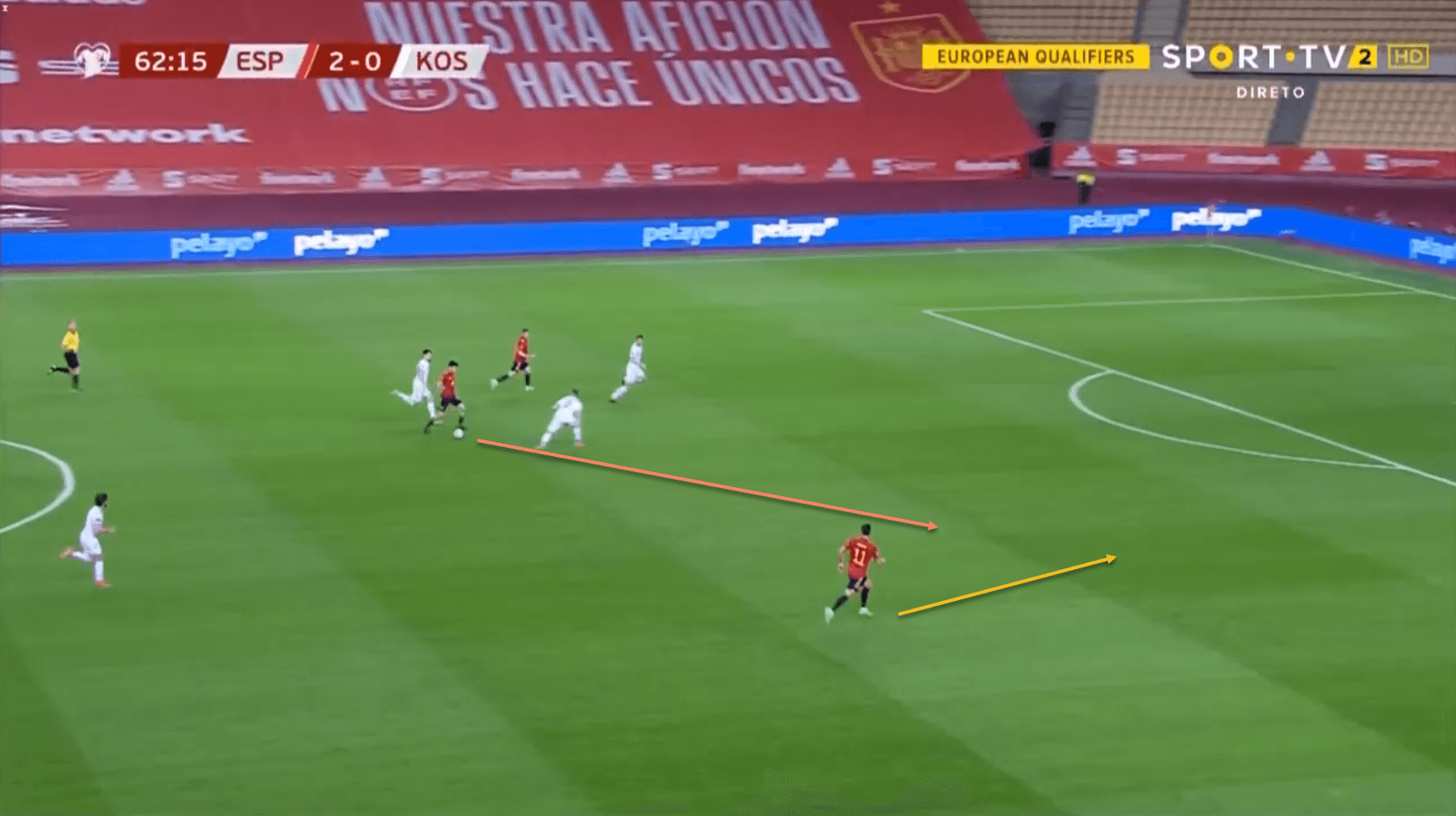 Pedri Spain tactical analysis tactics EURO 2020