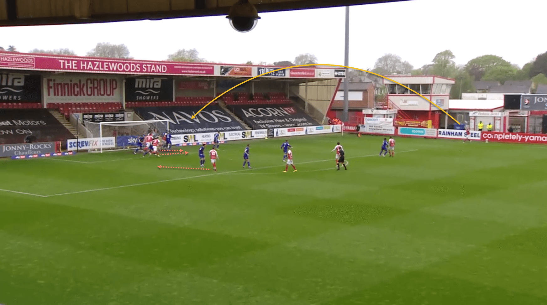 Cheltenham Town throw-ins tactical analysis tactics