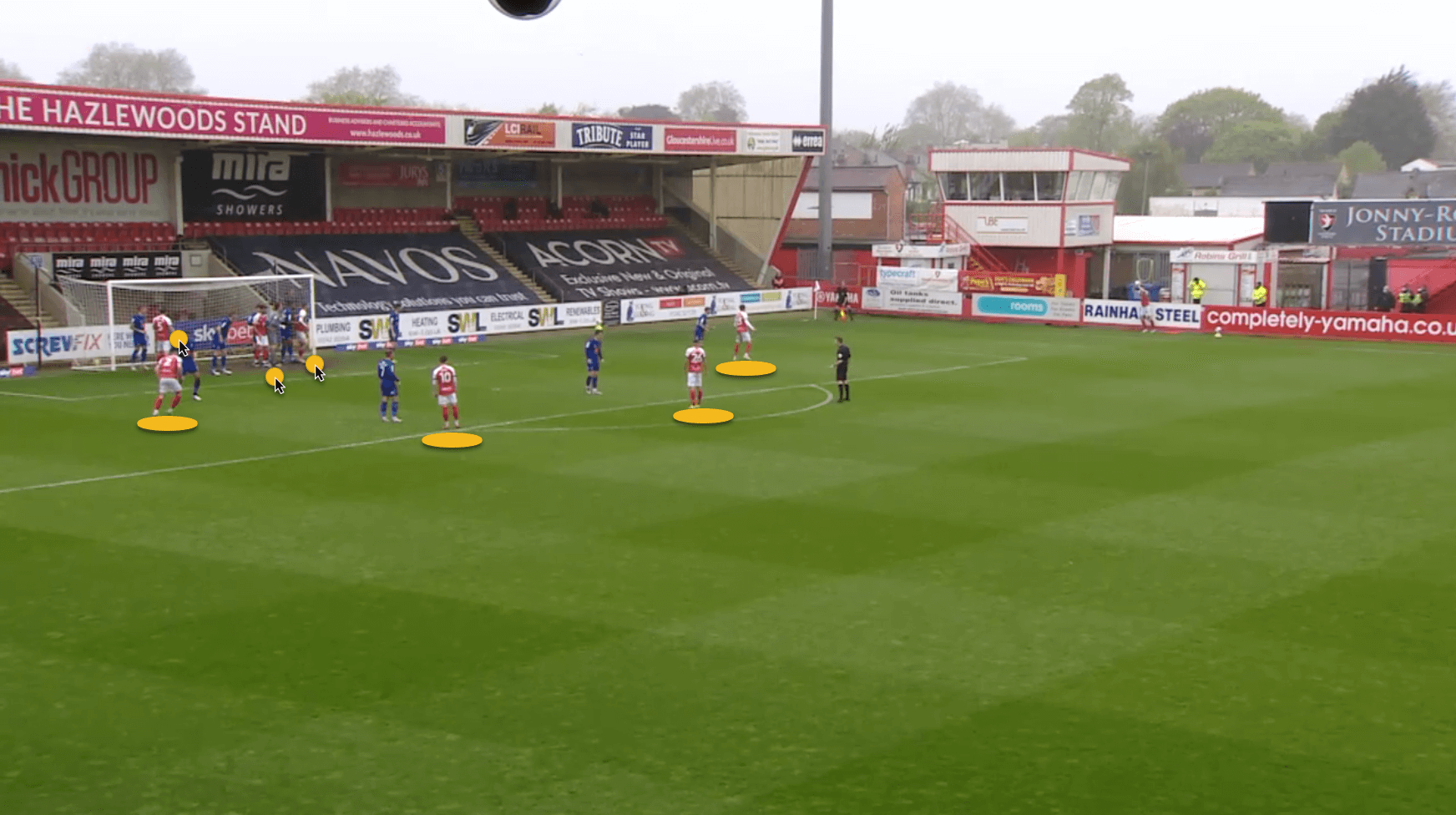 Cheltenham Town throw-ins tactical analysis tactics