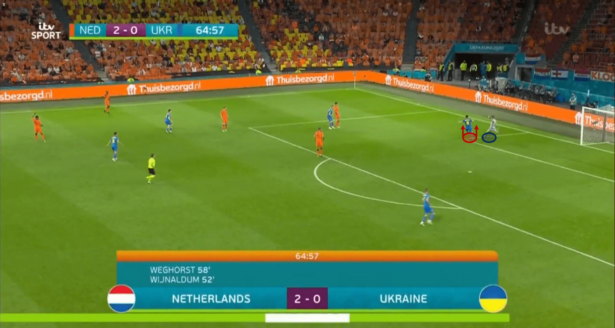 Roman Yaremchuk at EURO 2020 - scout report tactical analysis tactics