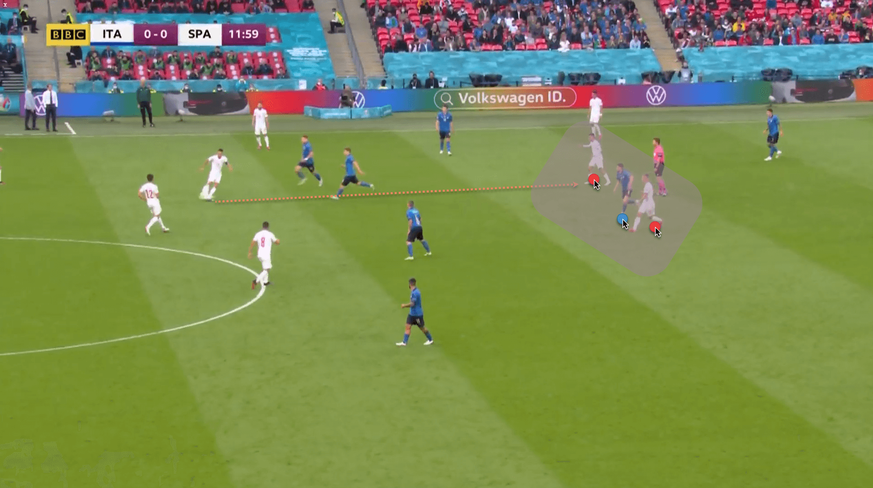 Italy Spain EURO 2020 tactical analysis tactics