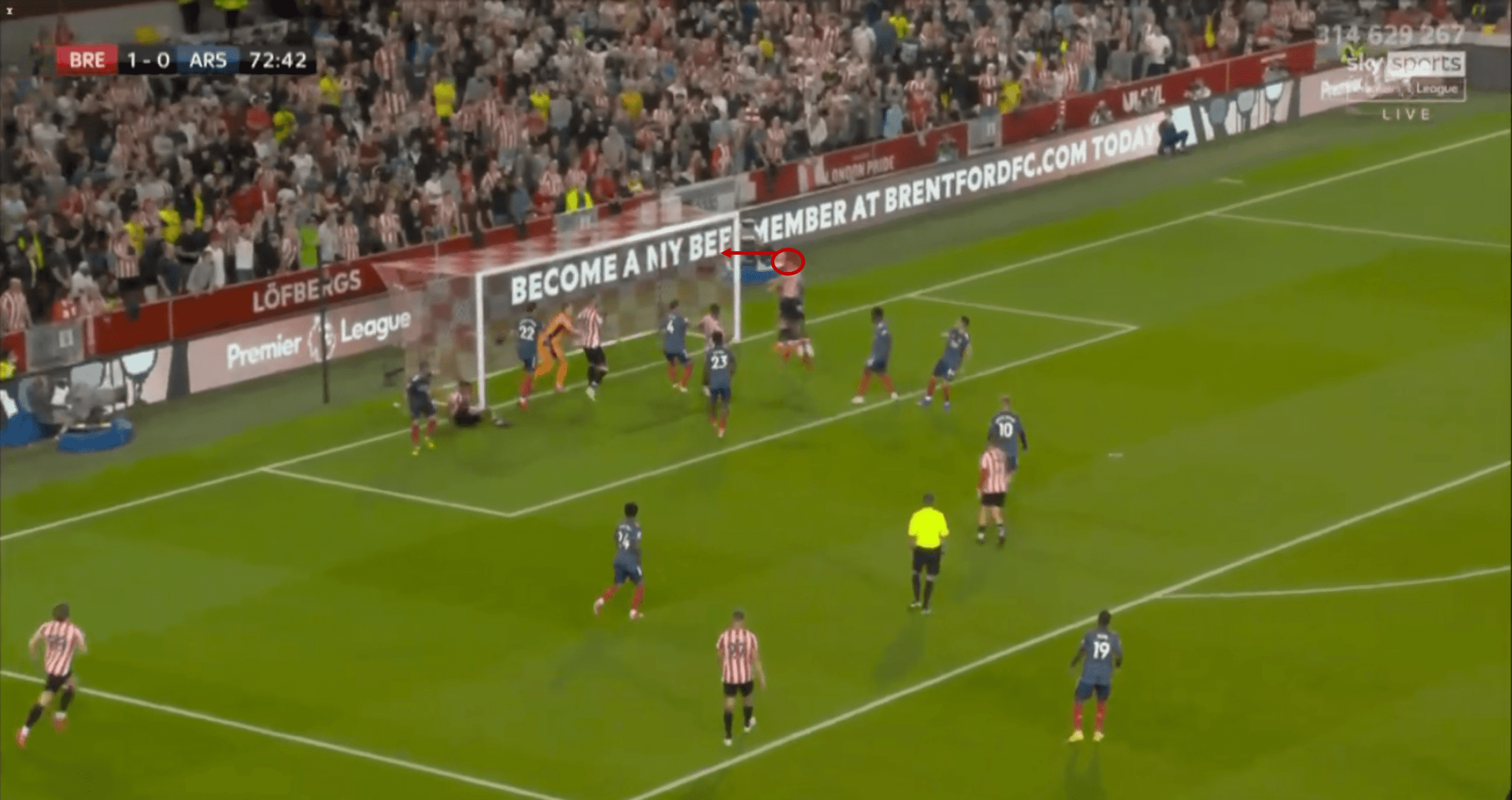 Brentford vs Arsenal 2021/22 Premier League - tactical analysis tactics