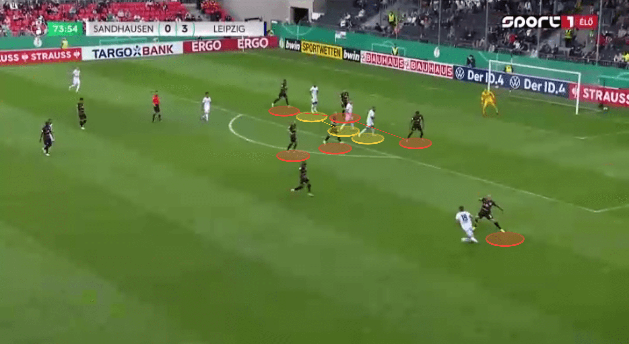 A first glimpse at Jesse Marsch's RB Leipzig as they comfortably saw off Sandhausen - tactical analysis tactics