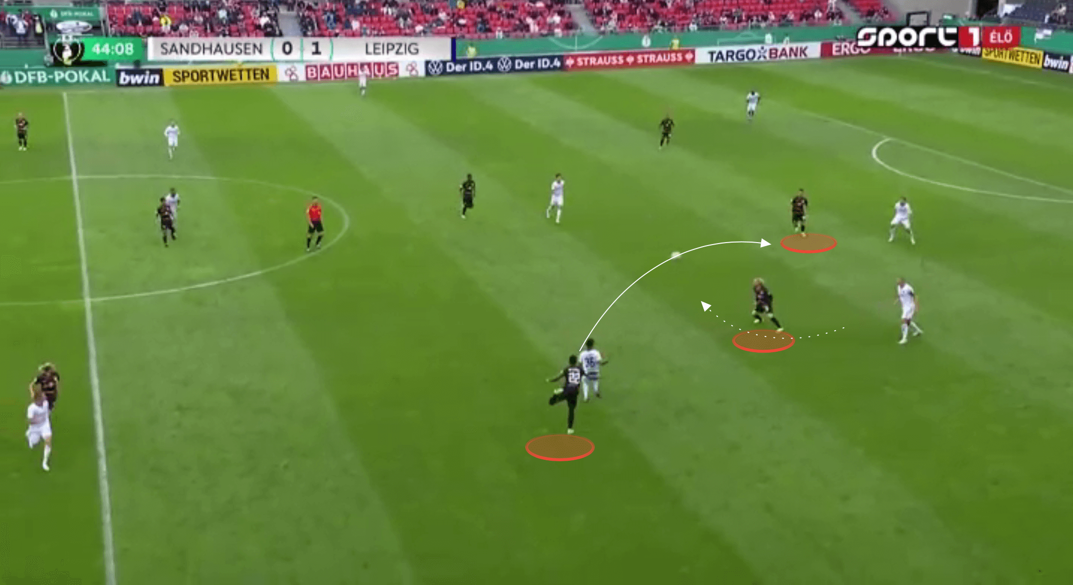 A first glimpse at Jesse Marsch's RB Leipzig as they comfortably saw off Sandhausen - tactical analysis tactics