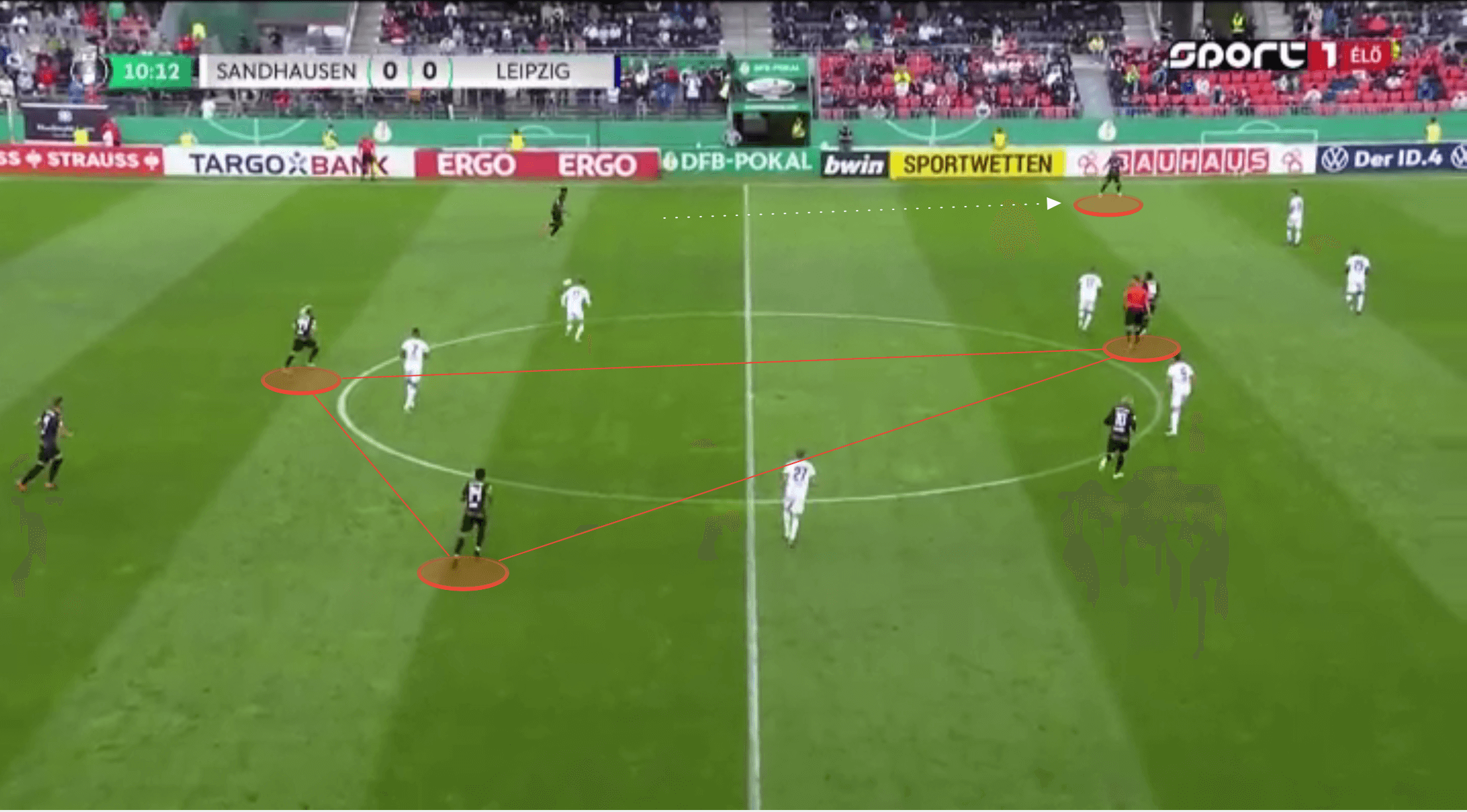 A first glimpse at Jesse Marsch's RB Leipzig as they comfortably saw off Sandhausen - tactical analysis tactics