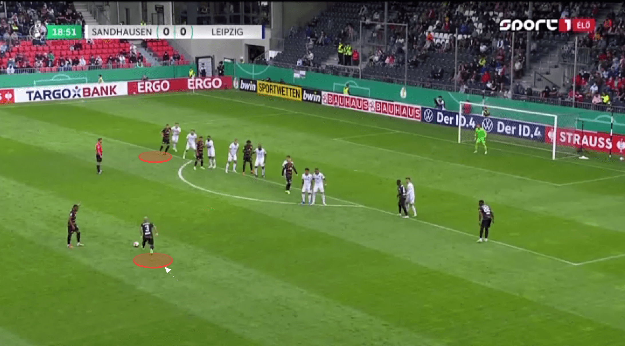 A first glimpse at Jesse Marsch's RB Leipzig as they comfortably saw off Sandhausen - tactical analysis tactics