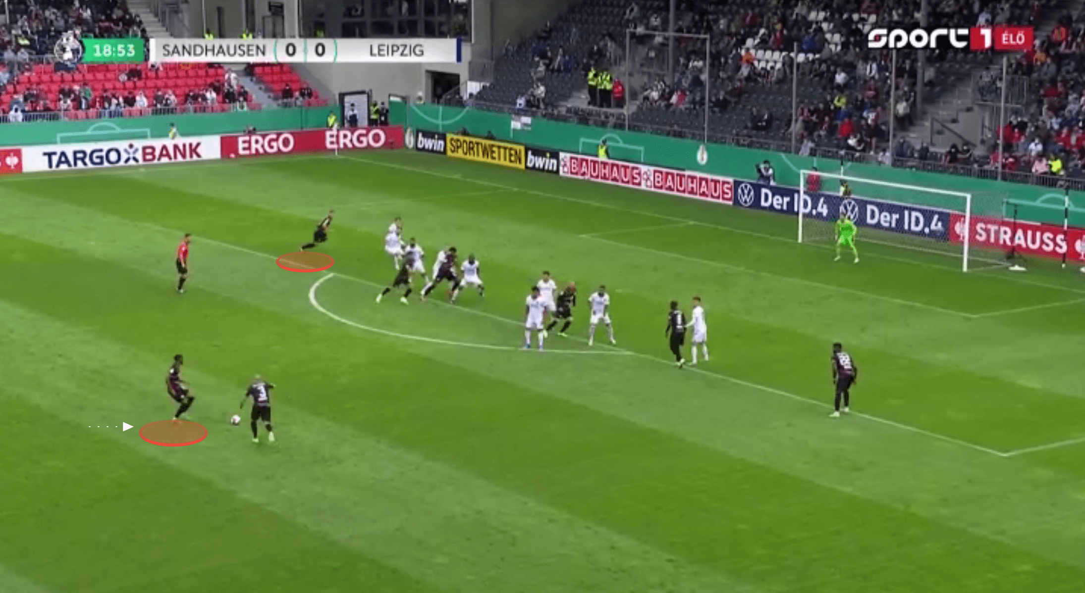 A first glimpse at Jesse Marsch's RB Leipzig as they comfortably saw off Sandhausen - tactical analysis tactics