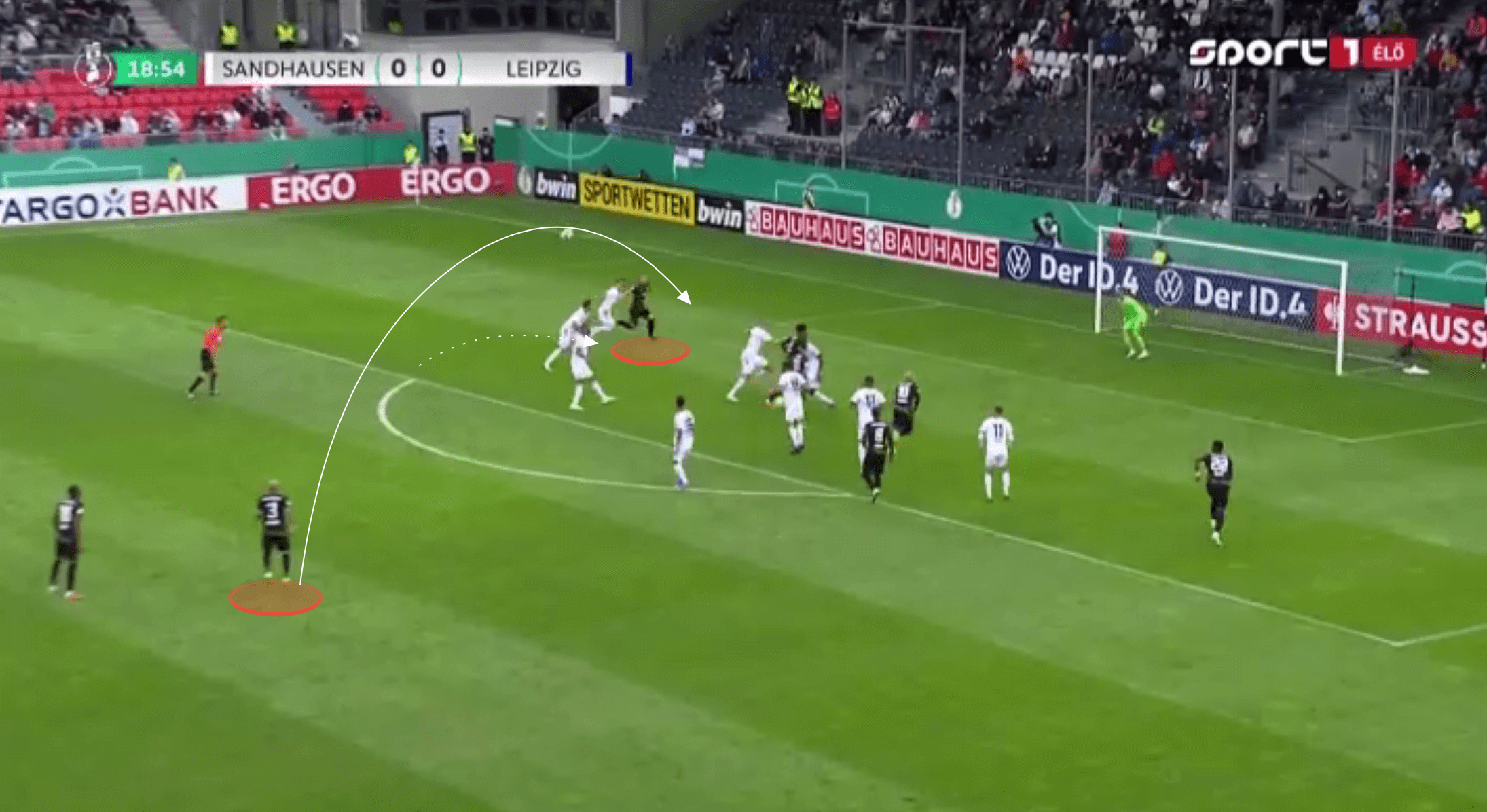 A first glimpse at Jesse Marsch's RB Leipzig as they comfortably saw off Sandhausen - tactical analysis tactics