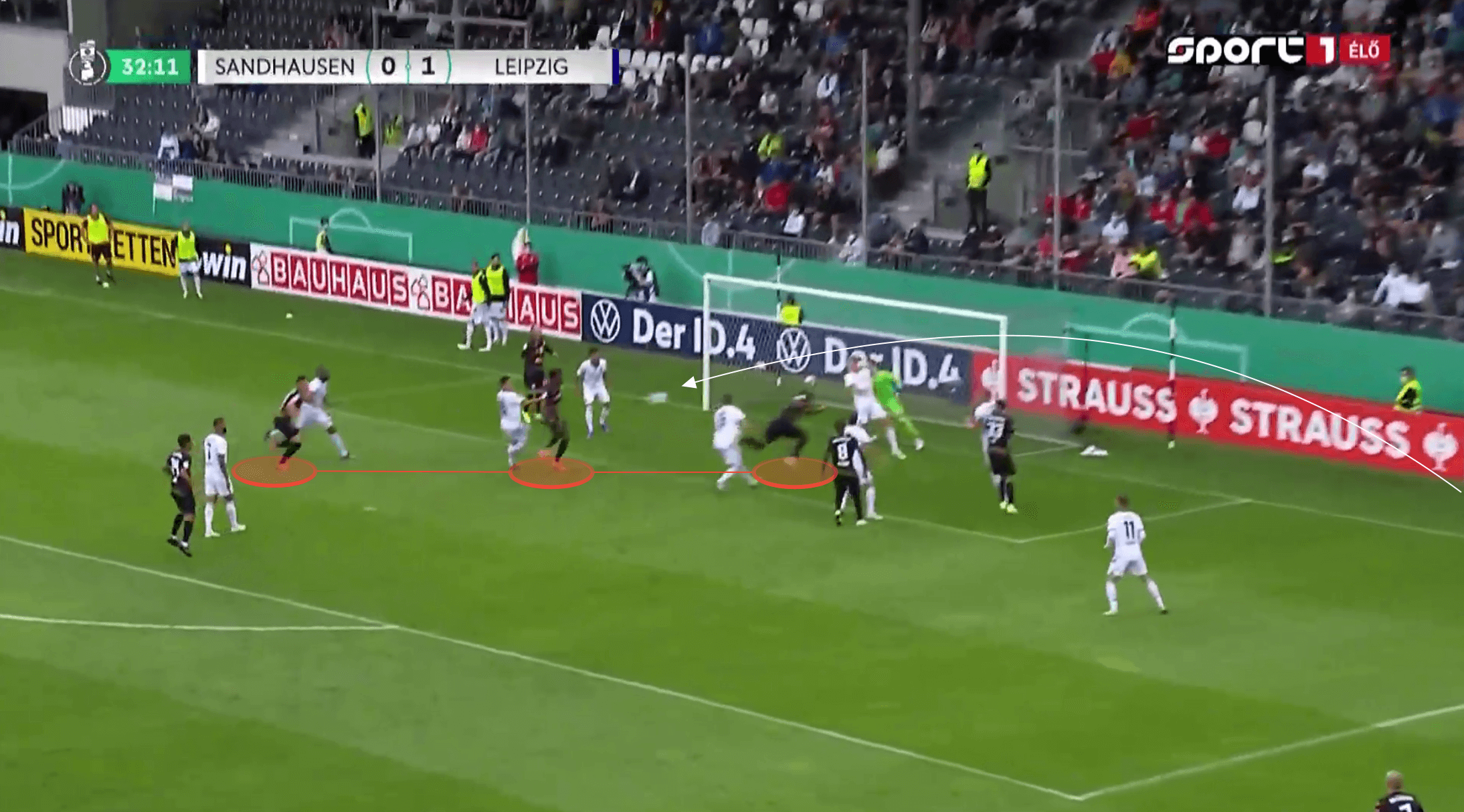 A first glimpse at Jesse Marsch's RB Leipzig as they comfortably saw off Sandhausen - tactical analysis tactics