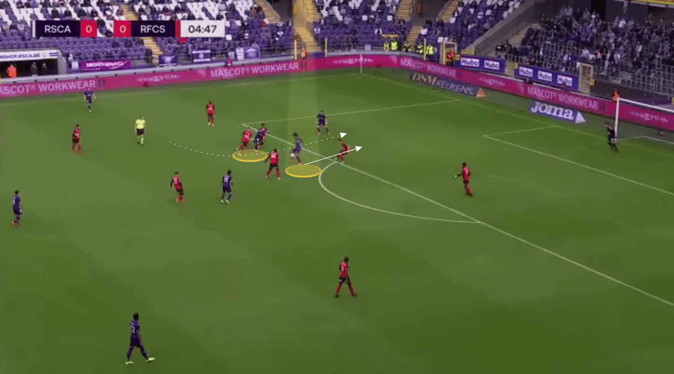 Bundesliga 2021/22: Joshua Zirkzee at Anderlecht - scout report tactical analysis tactics