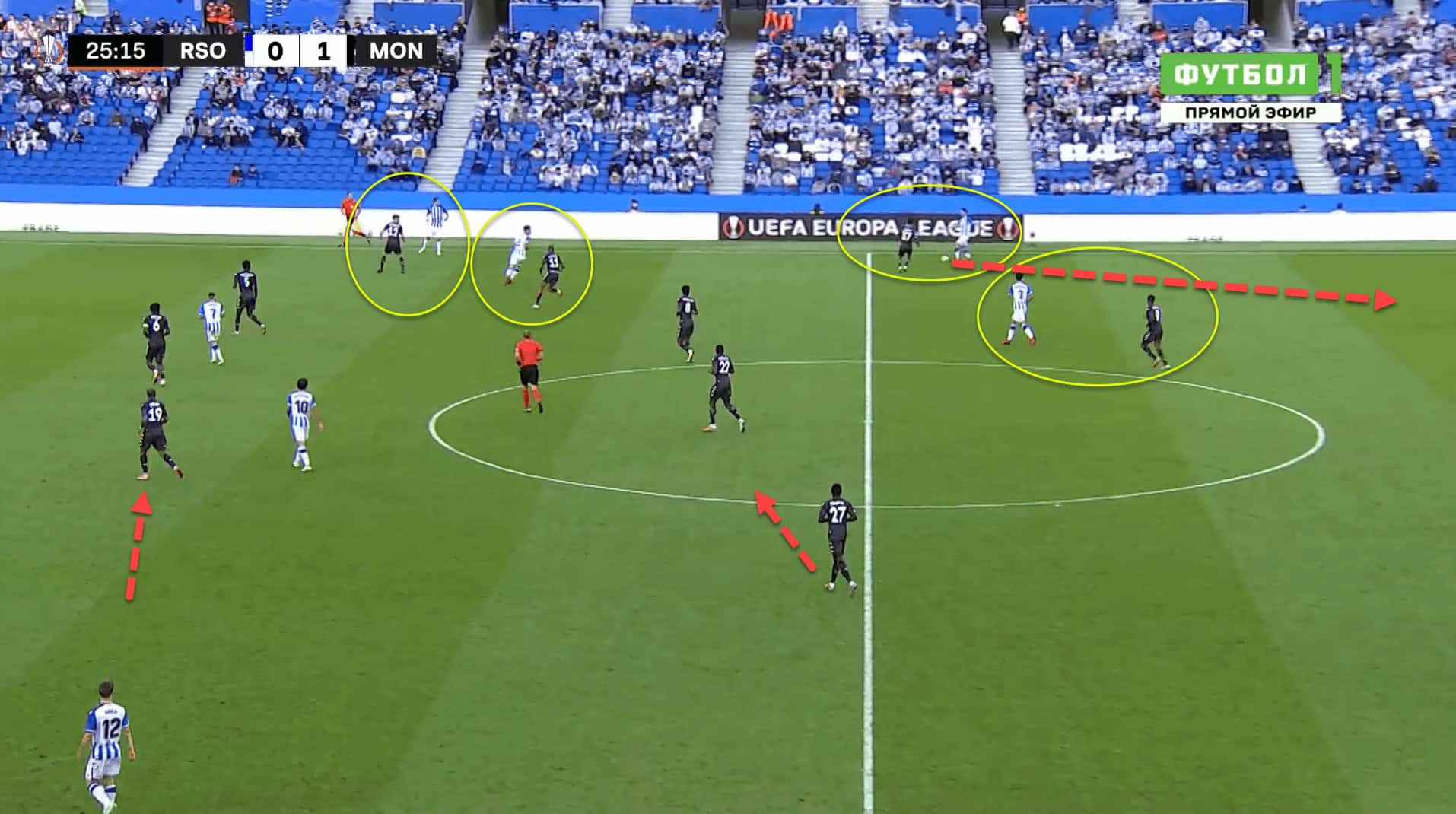 UEFA Europa League: How Real Sociedad struggled to break down AS Monaco’s deep defensive block – tactical analysis