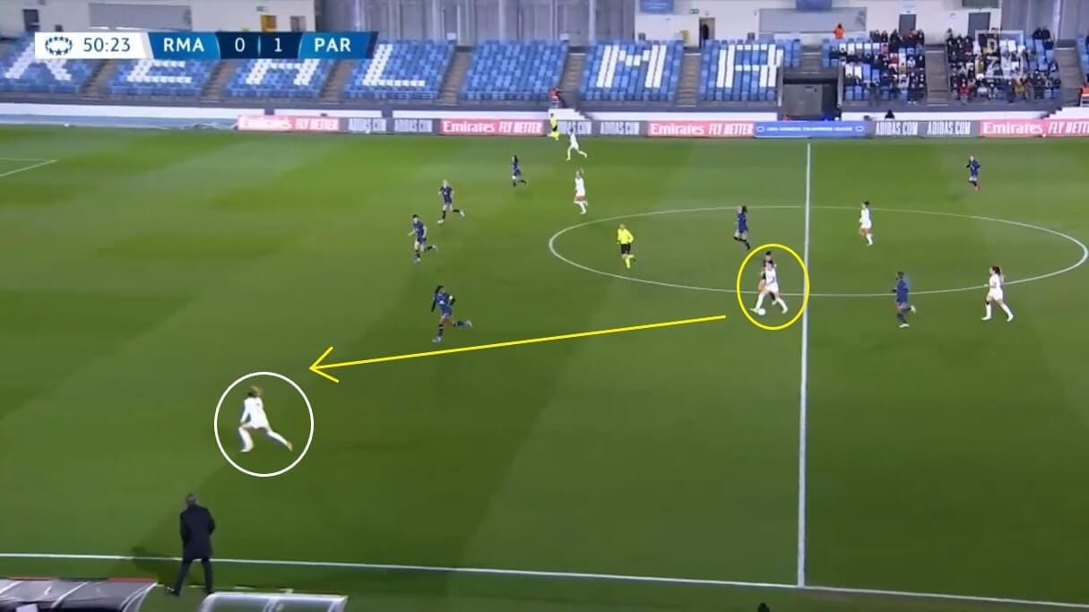 Olga Carmona at Real Madrid Femenino 2021/2022 - scout report - tactical analysis tactics