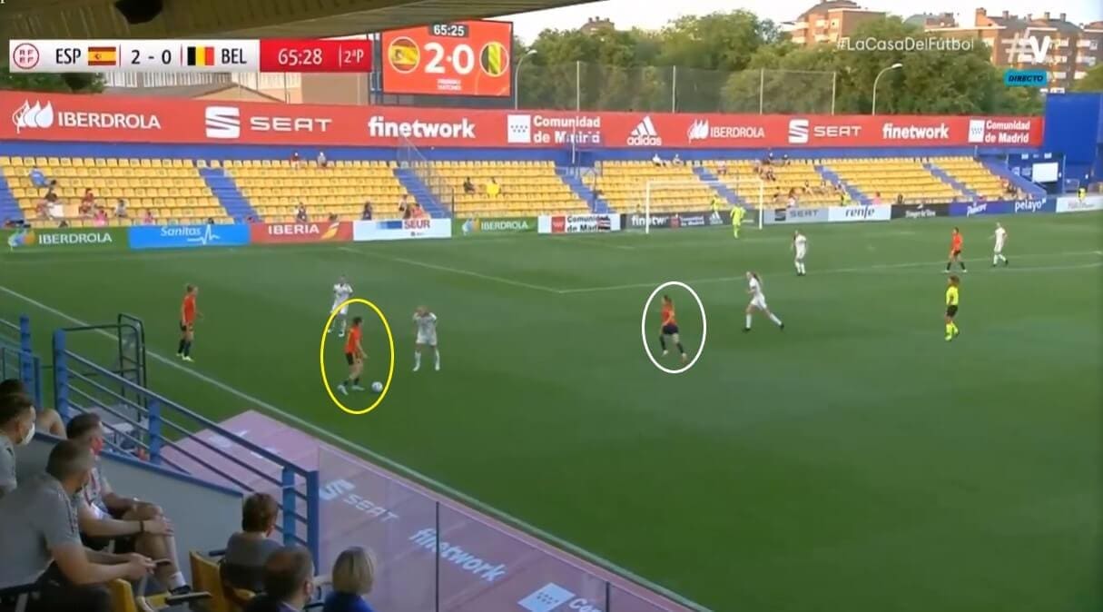 Olga Carmona at Real Madrid Femenino 2021/2022 - scout report - tactical analysis tactics