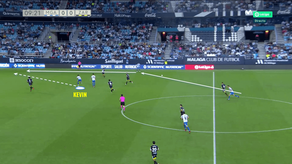 Kevin Villodres at Málaga 2021/22 - scout report tactical analysis tactics