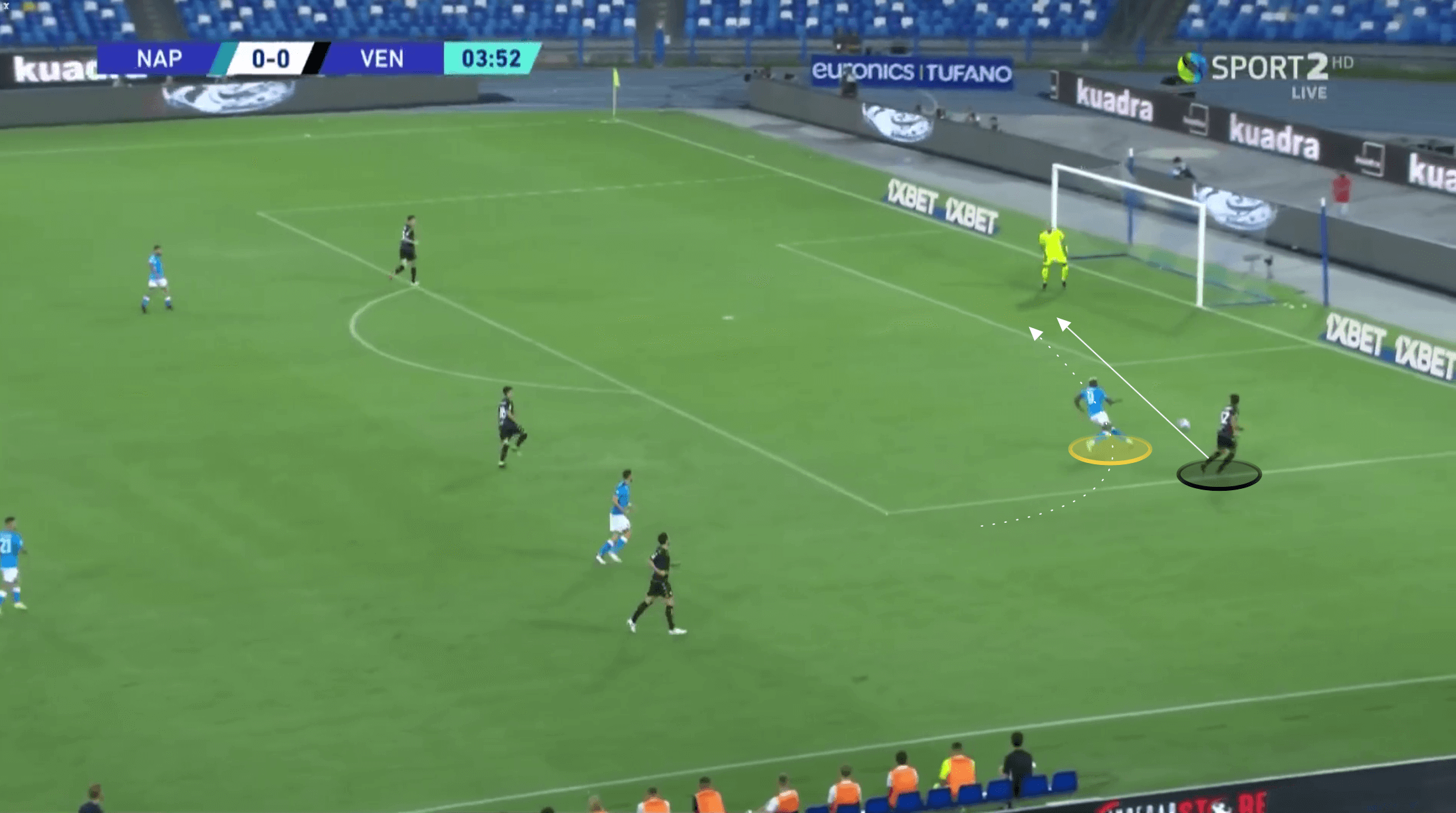 Serie A 2021/22: Victor Osimhen at Napoli - scout report tactical analysis tactics