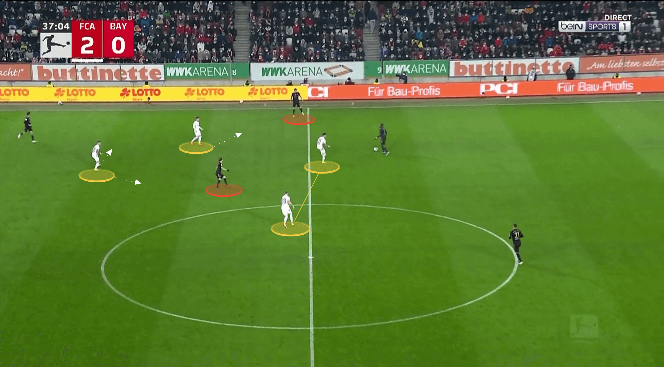 Bundesliga 2021/22: Augsburg vs Bayern Munich - tactical analysis tactics