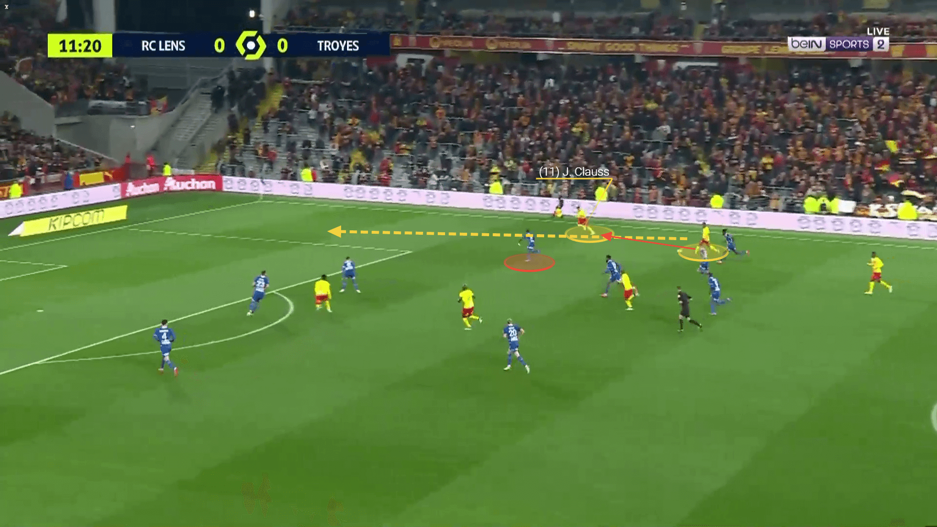 Jonathan Clauss scout report: The importance of his role at Lens tactical analysis tactics