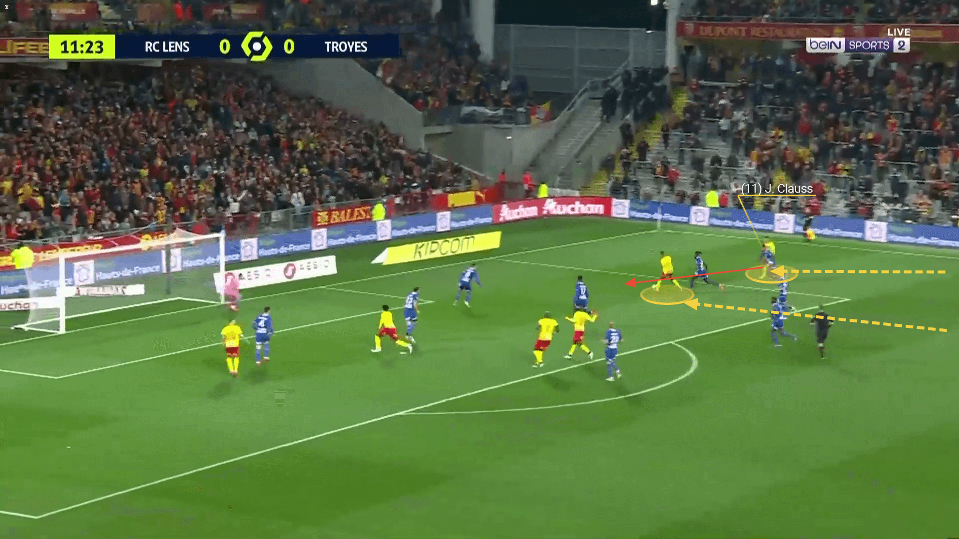 Jonathan Clauss scout report: The importance of his role at Lens tactical analysis tactics