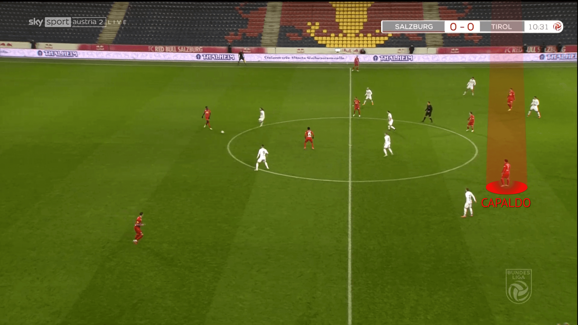 Nicolas Capaldo at Salzburg 2021/22 scout report tactical analysis tactics