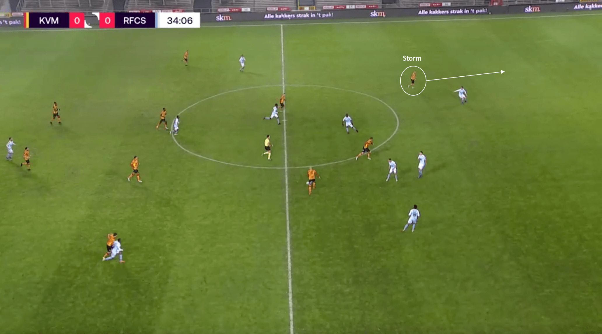 Nikola Storm 2021/22: The Belgian winger at K.V. Mechelen - scout report - tactical analysis tactics