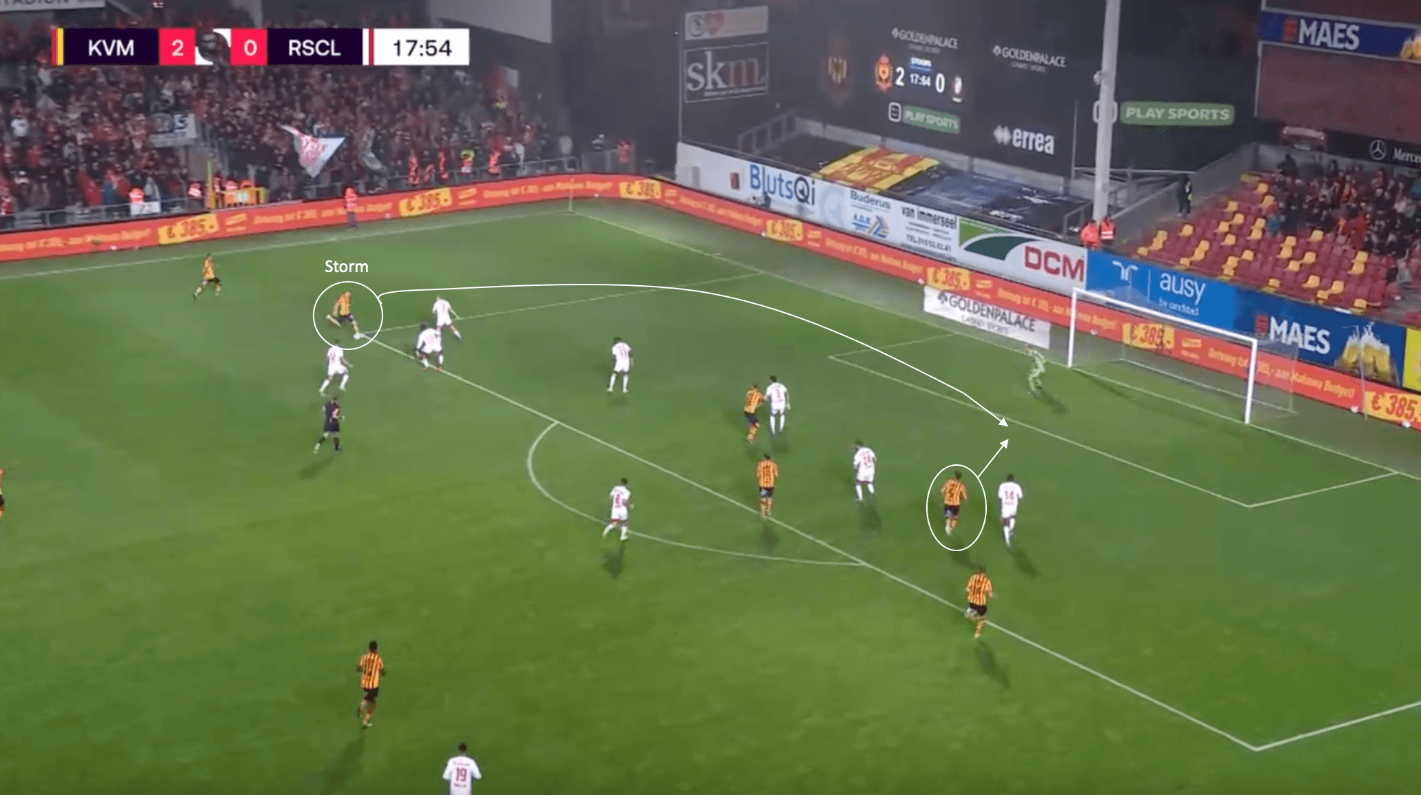 Nikola Storm 2021/22: The Belgian winger at K.V. Mechelen - scout report - tactical analysis tactics