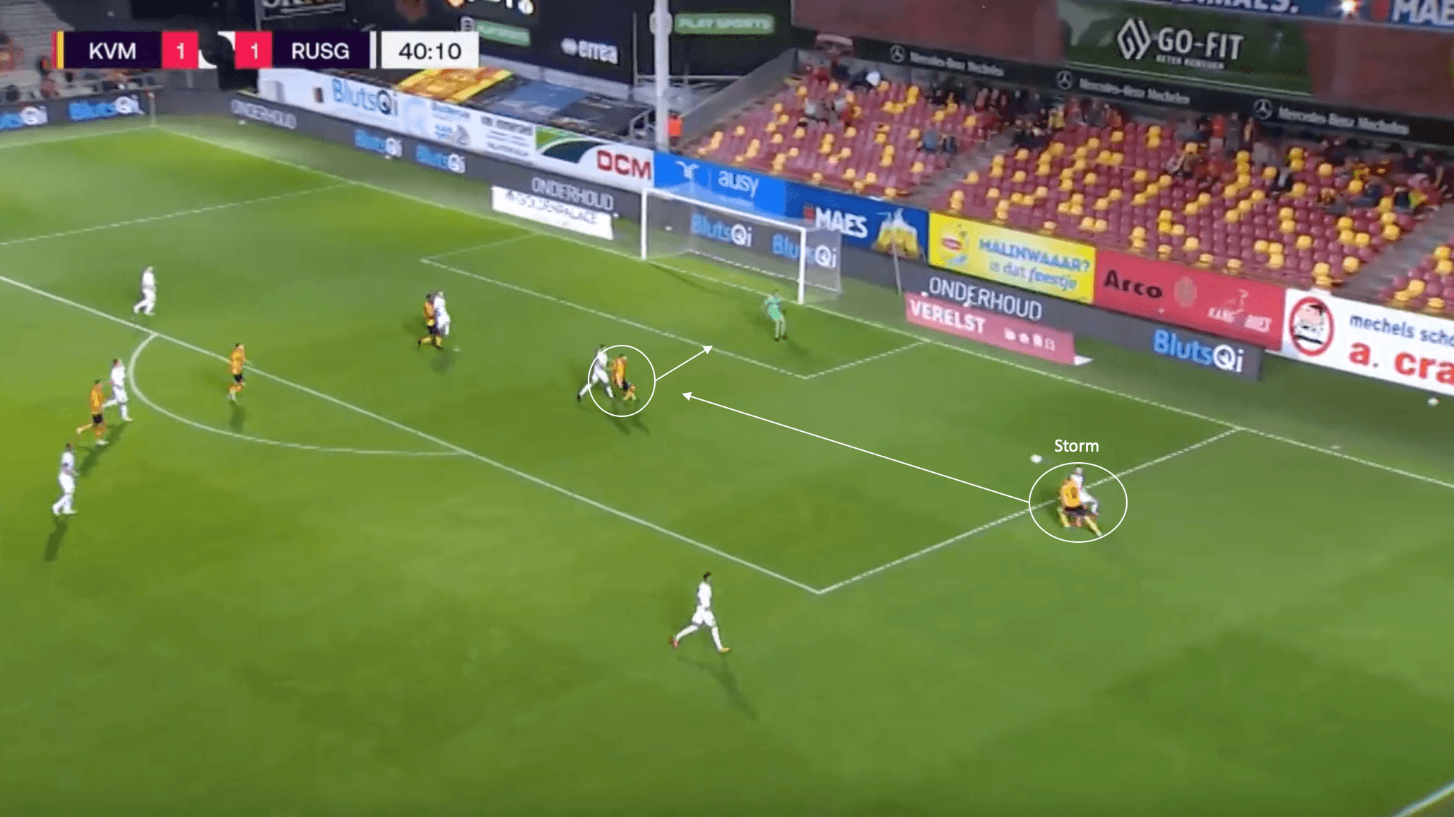 Nikola Storm 2021/22: The Belgian winger at K.V. Mechelen - scout report - tactical analysis tactics