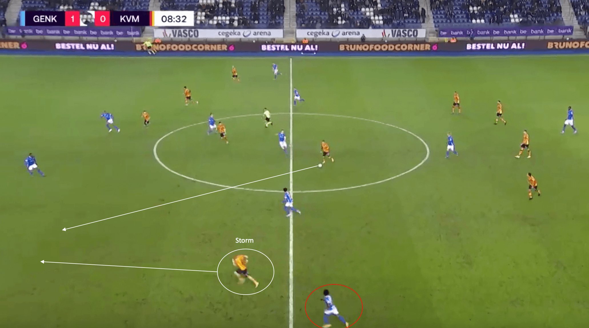 Nikola Storm 2021/22: The Belgian winger at K.V. Mechelen - scout report - tactical analysis tactics