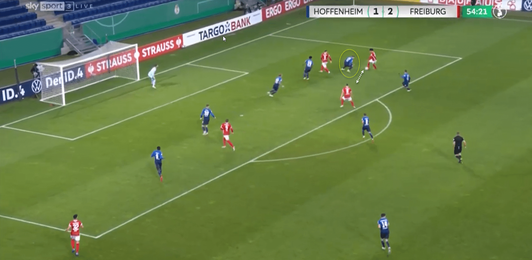 David Raum 2021/22: David Raum at Hoffenheim- tactical analysis scout report tactics