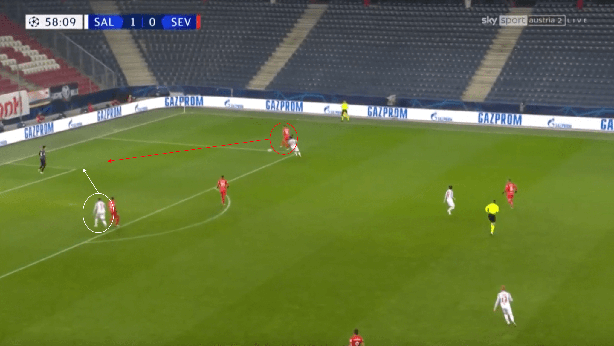 Noah Okafor 2021/22: RB Salzburg's Swiss attacker - scout report tactical analysis tactics