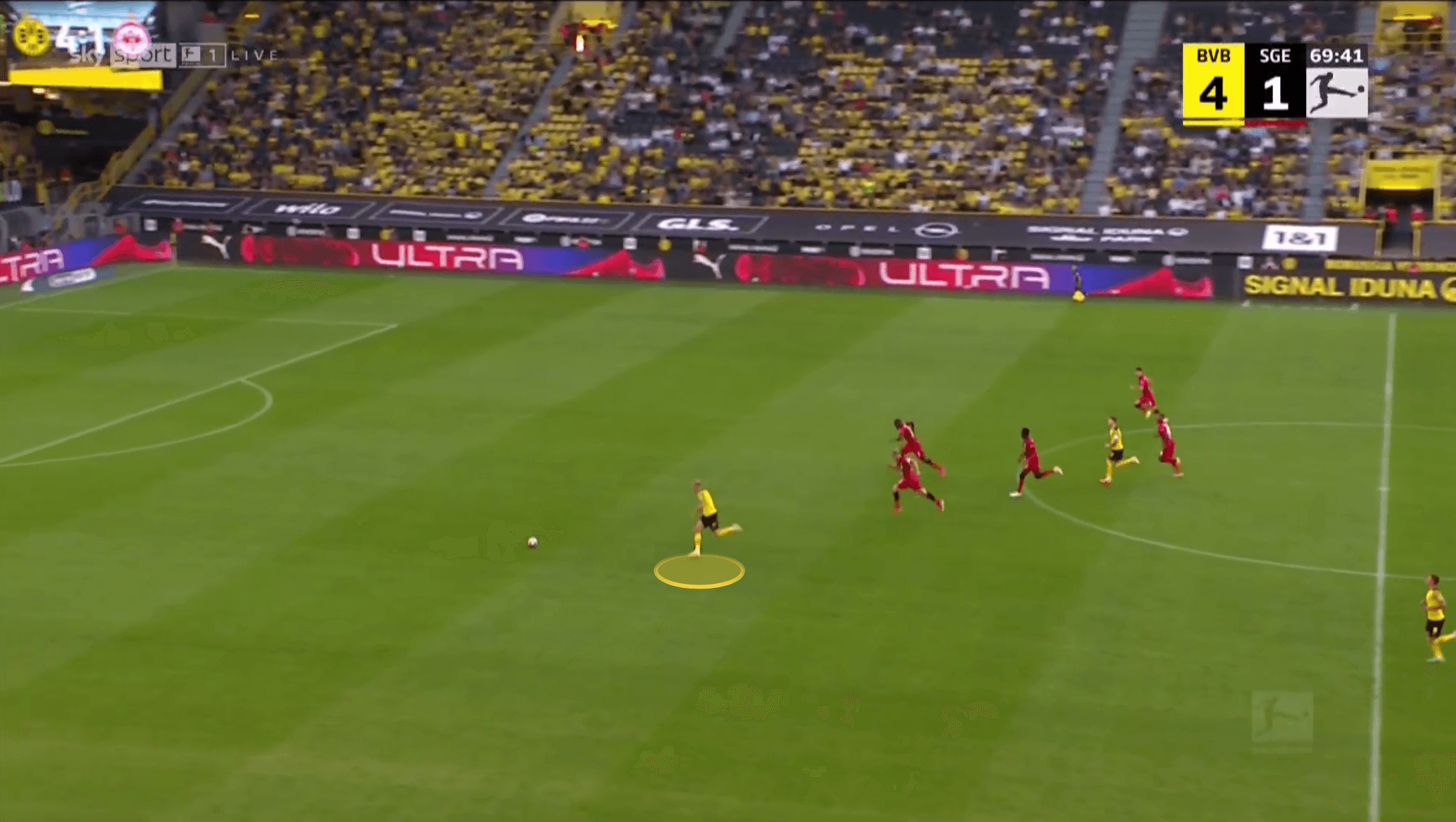 Bundesliga 2021/22: Erling Haaland at Borussia Dortmund - scout report tactical analysis tactics