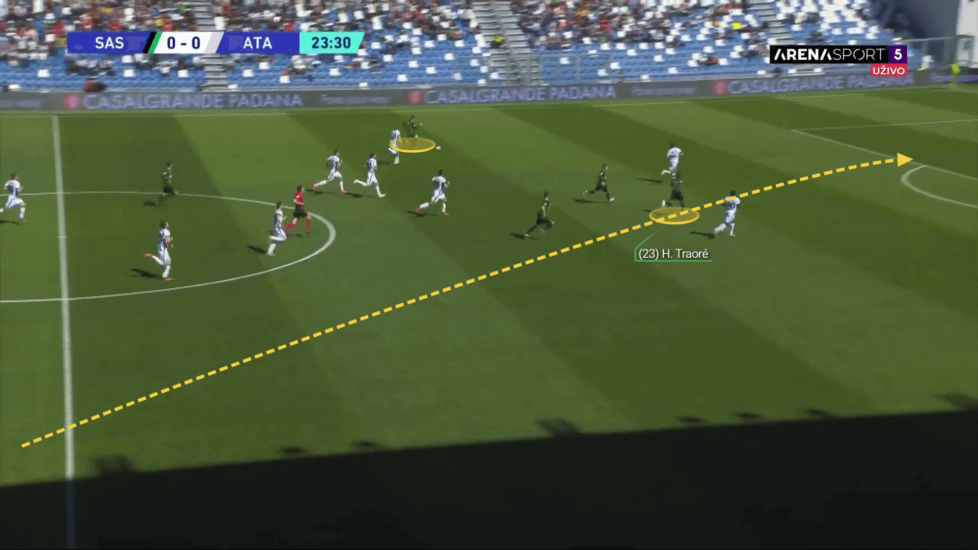 Hamed Traore at Sassuolo 2021/22 - scout report tactical analysis tactics