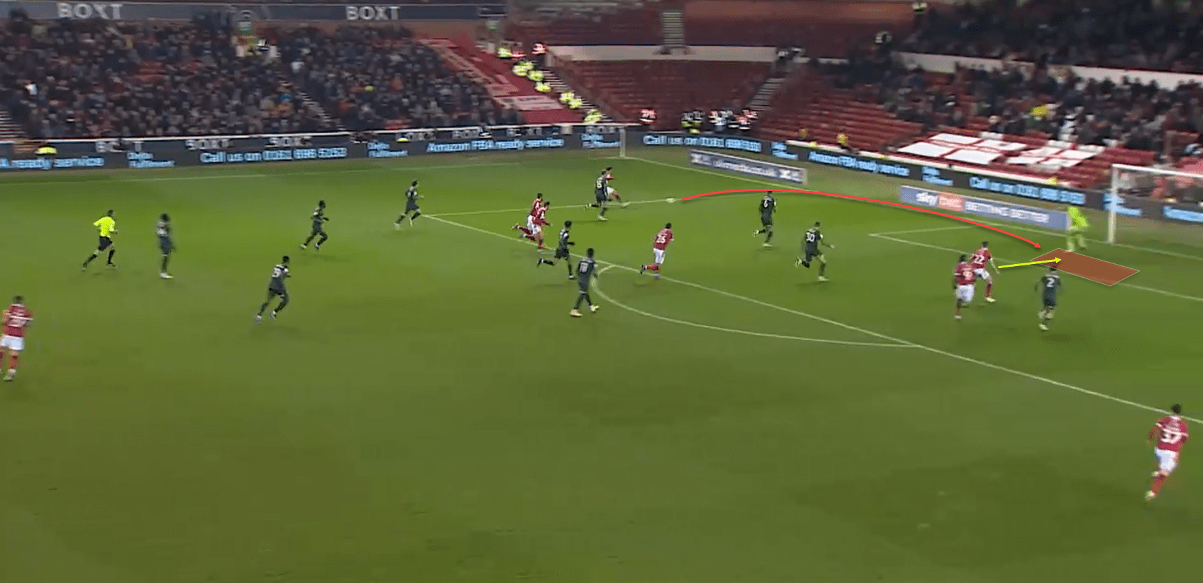 Brennan Johnson at Nottingham Forest 2021/22 - tactical analysis scout report tactics 