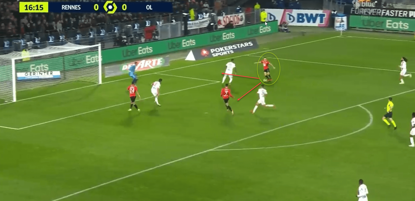 Lovro Majer at Rennes 2021/22 - Scout report tactical analysis tactics 