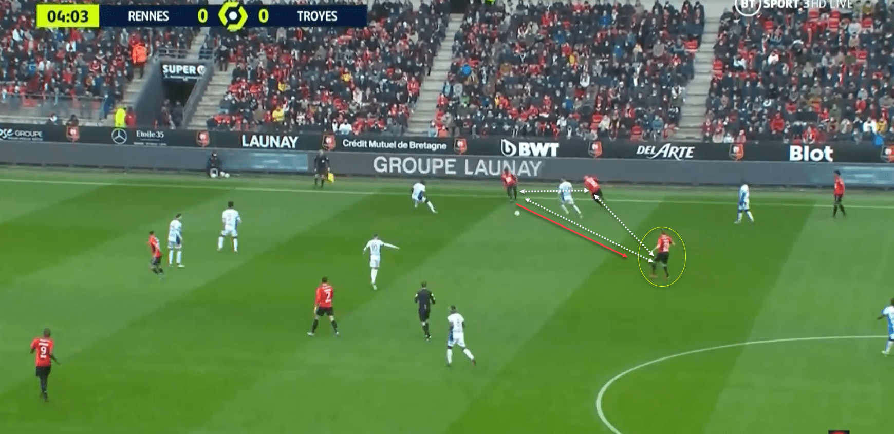 Lovro Majer at Rennes 2021/22 - Scout report tactical analysis tactics 