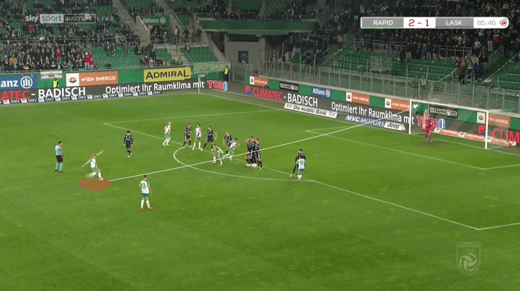 Austrian Bundesliga 2021/22: Marco Grull at Rapid Wien - scout report tactical analysis tactics