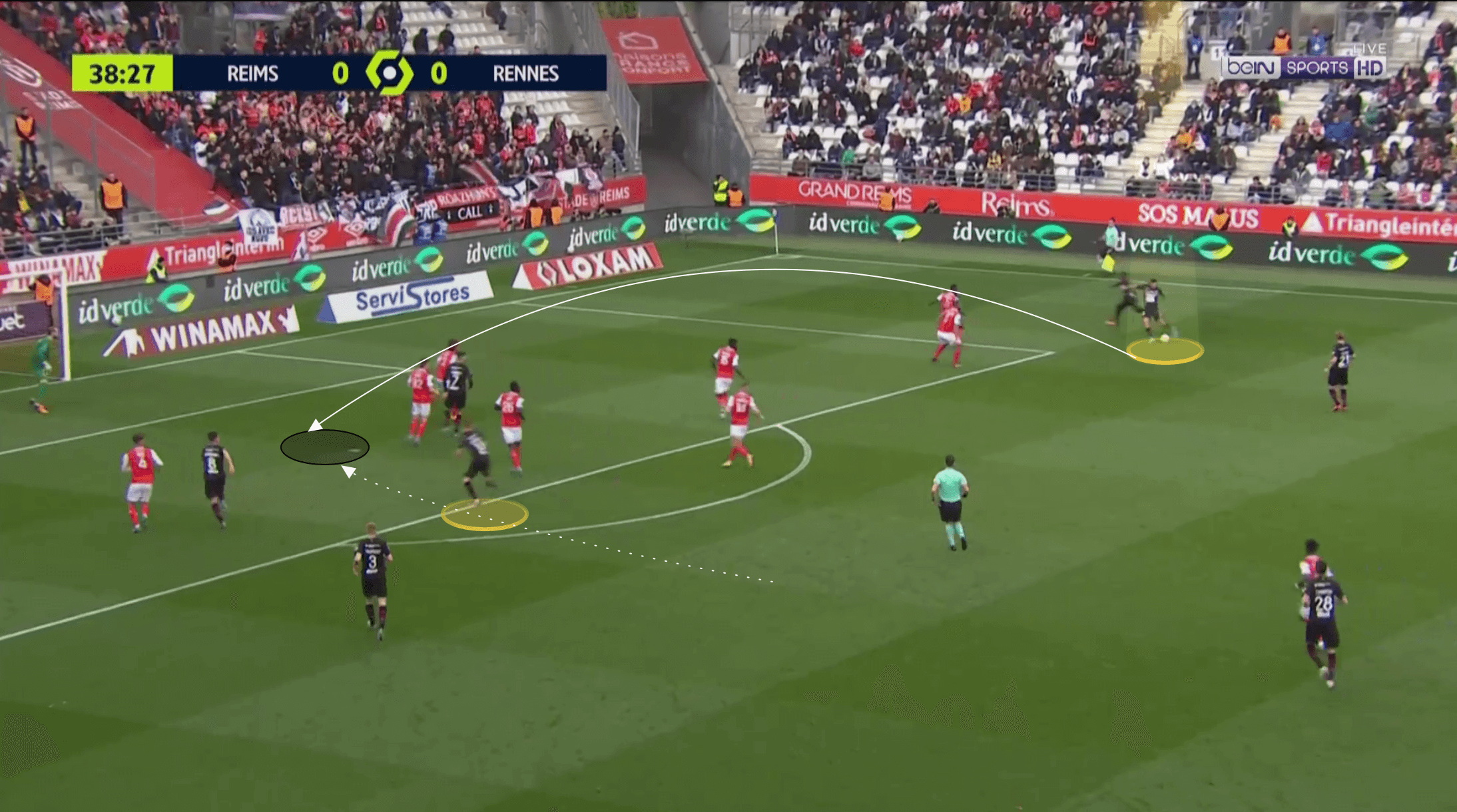 Ligue 1 2021/22: Gaetan Laborde at Rennes - scout report tactical analysis tactics