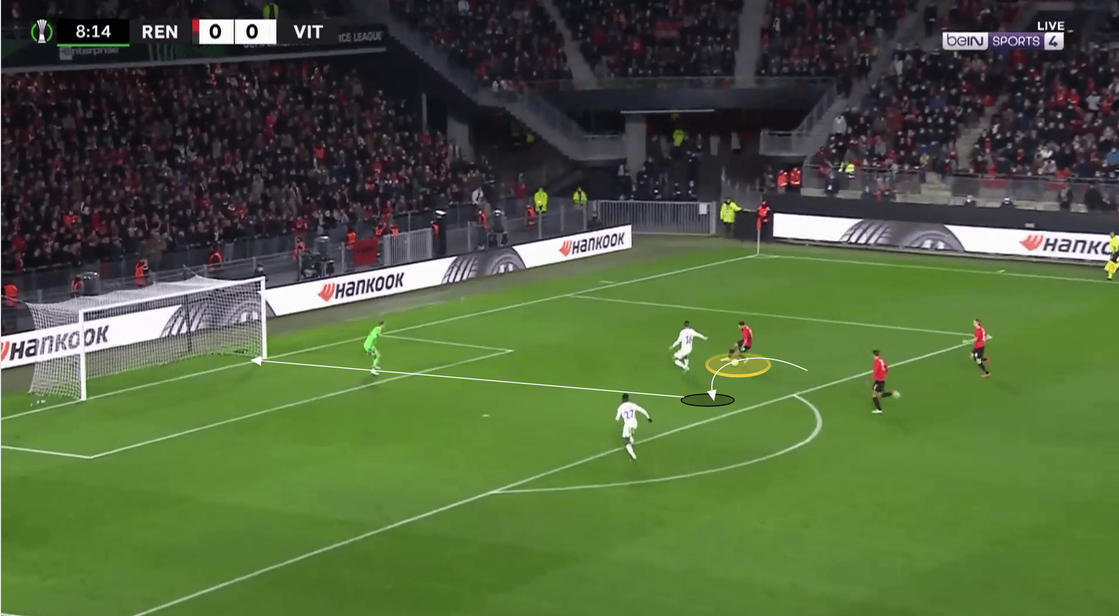 Ligue 1 2021/22: Gaetan Laborde at Rennes - scout report tactical analysis tactics