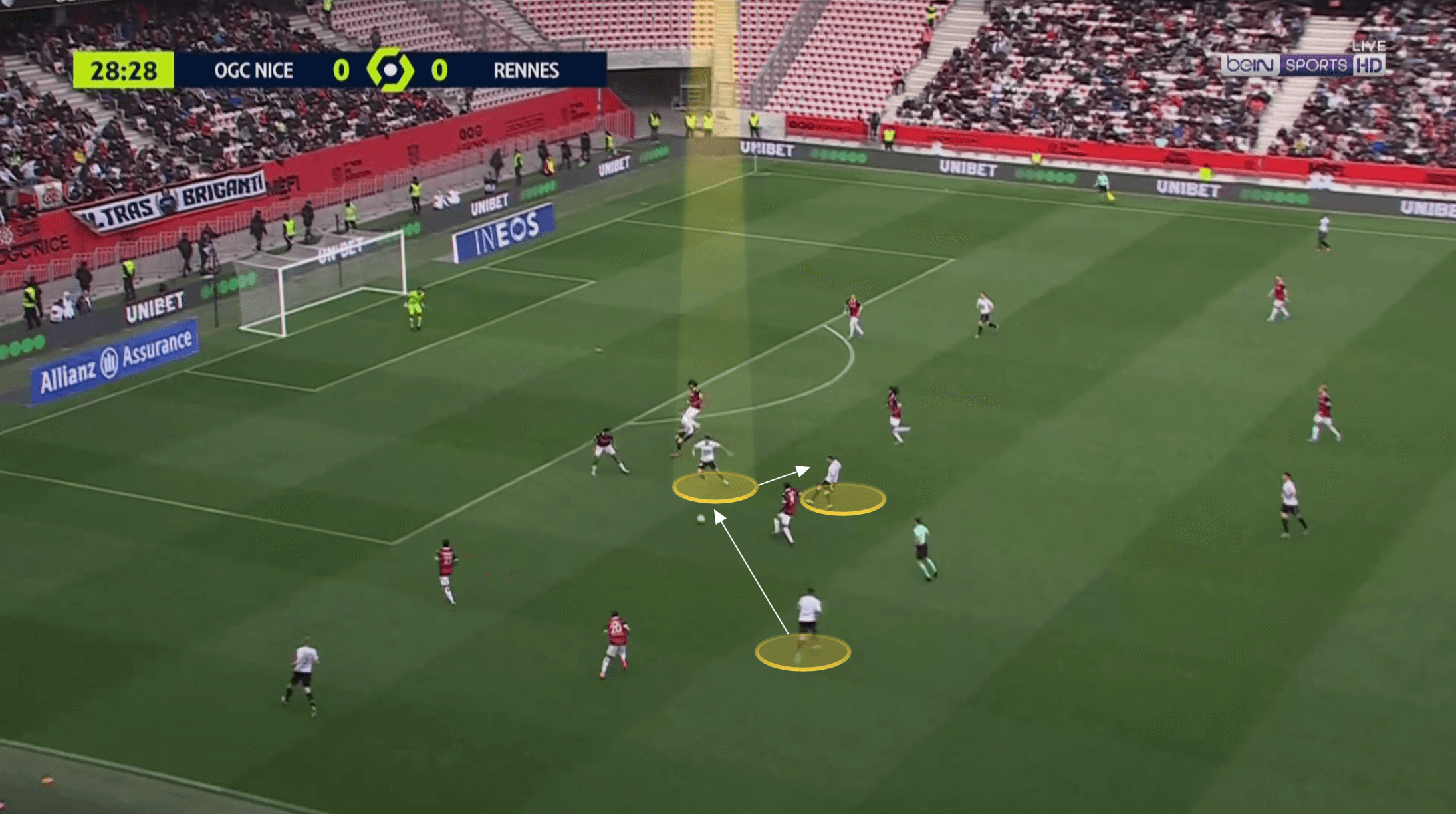 Ligue 1 2021/22: Gaetan Laborde at Rennes - scout report tactical analysis tactics