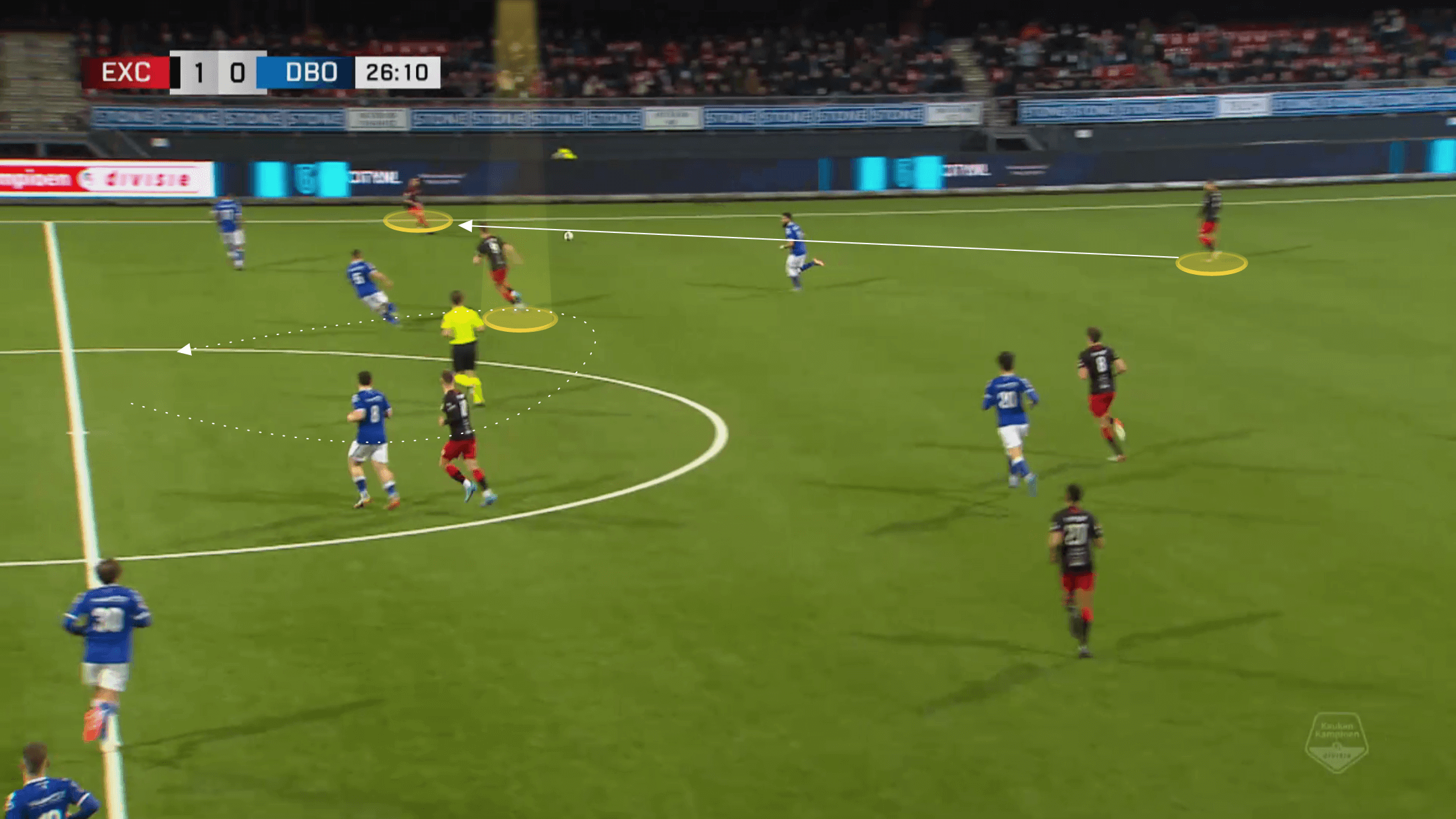 Dutch Eerste Divisie 2021/22: Thijs Dallinga at Excelsior - scout report tactical analysis tactics