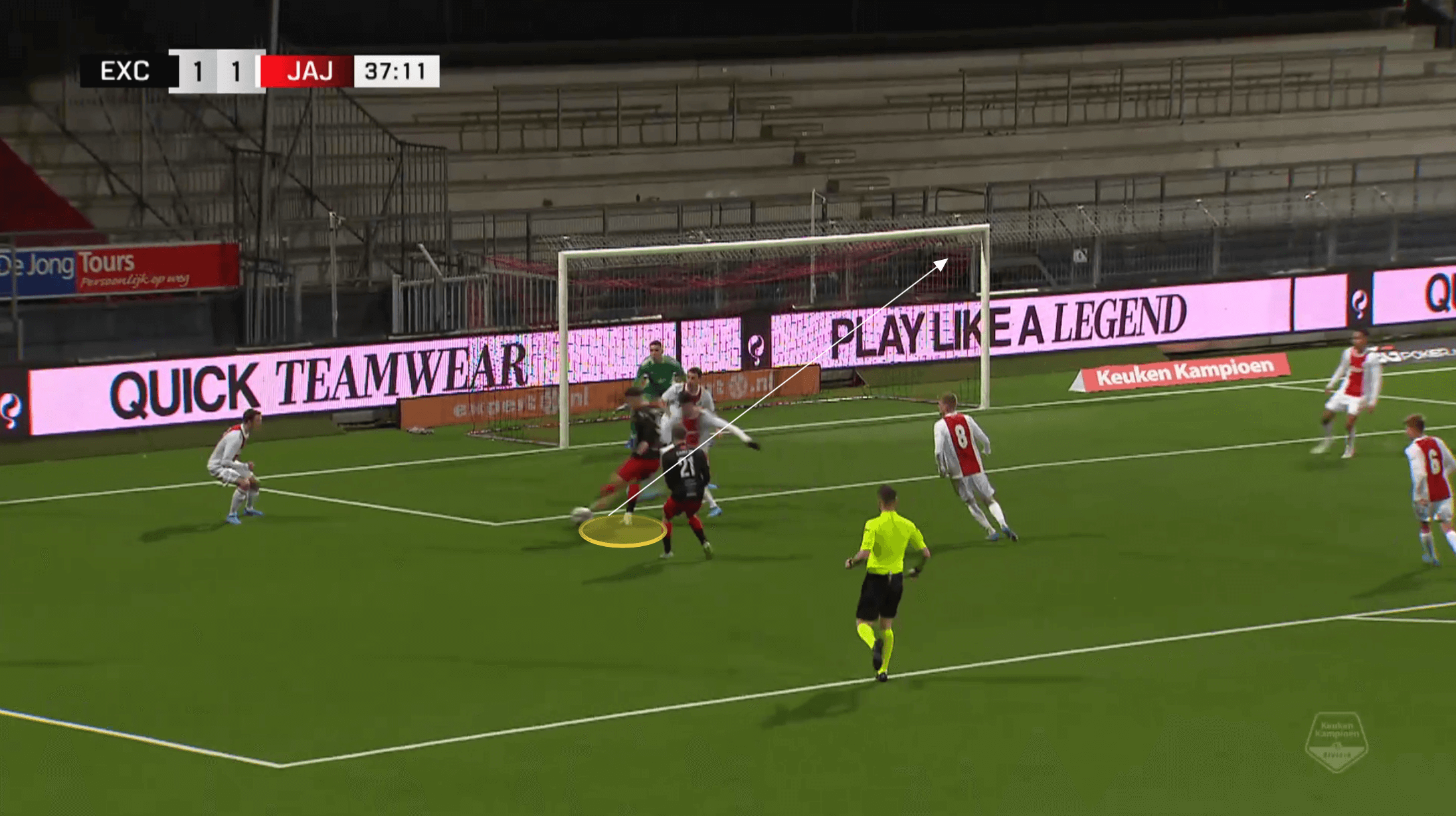 Dutch Eerste Divisie 2021/22: Thijs Dallinga at Excelsior - scout report tactical analysis tactics