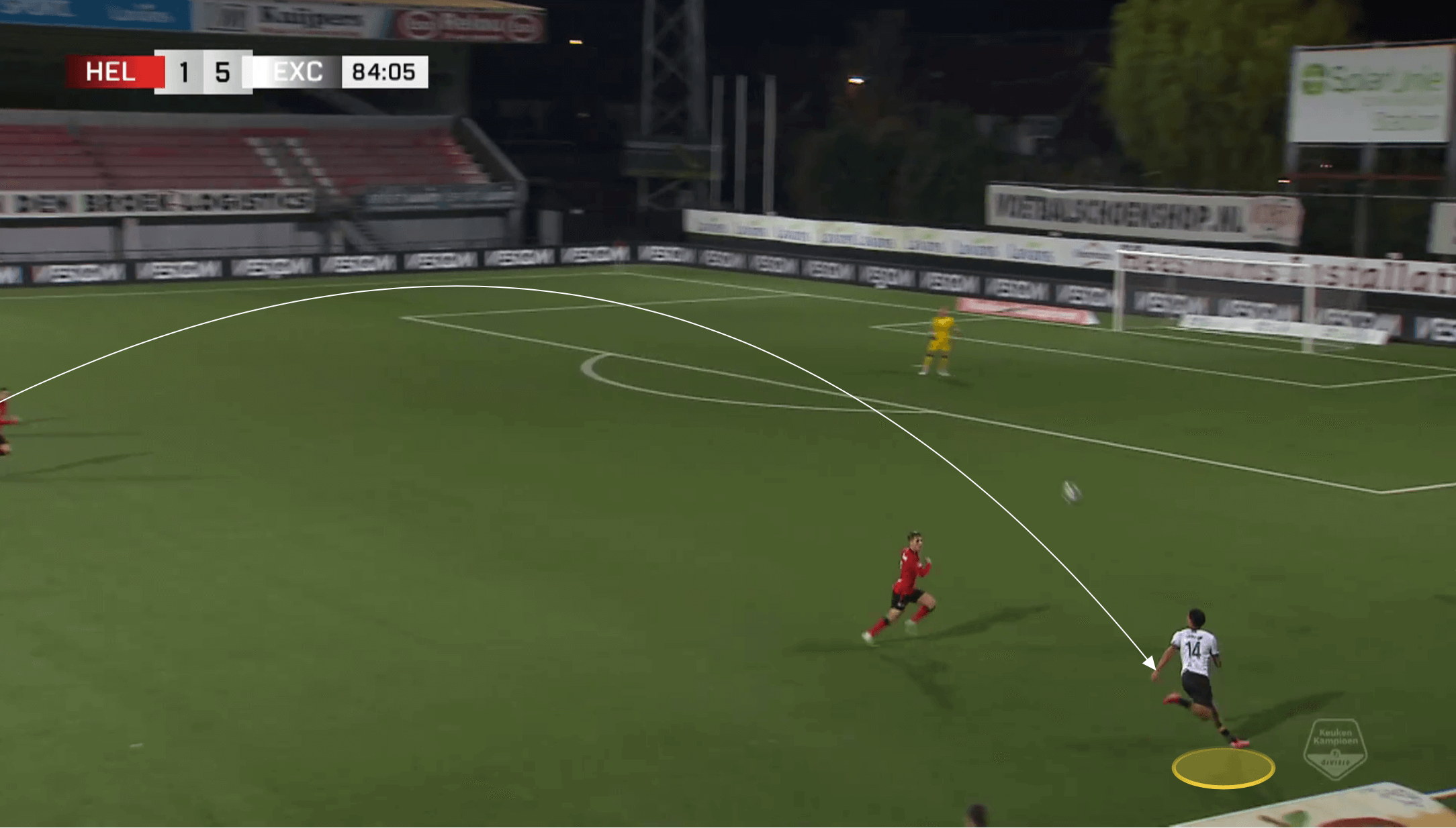 Dutch Eerste Divisie 2021/22: Thijs Dallinga at Excelsior - scout report tactical analysis tactics